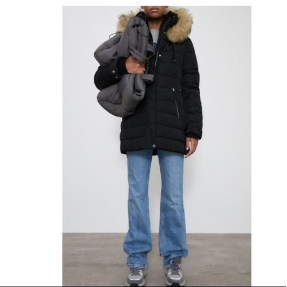 NWT! Zara size S black DuPont puffer jacket - Picture 14 of 14